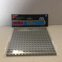 New Make-It Blocks 5&#39;&#39; x 5&#39;&#39; Base Plate - Gray - $149.91 MXN
