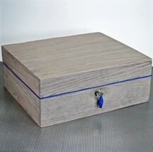 Brizard and Co Bleached Oak Wood Humidor 60 / 70 count Made in USA image 2