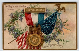 Memorial Decoration Day Postcard Sons Of Veterans Medal Civil War Tuck Ser 107 - £12.77 GBP