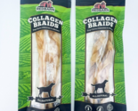 Redbarn Pet Products Collagen Braids Dog Treat Dog Chews 2pk XL Lot of 2... - £18.88 GBP