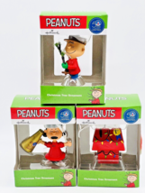 Peanuts Hallmark 50 Years Charlie Brown Christmas Ornament Snoopy Lucy Lot of 3 - $28.04