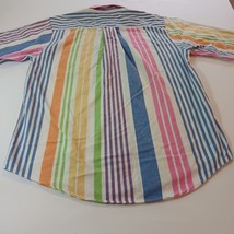 Nautica Men's Multicolor Stripes Cotton Button-Down Collar Shirt Short Sleeve M image 2