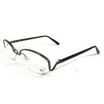 Hugo Boss HB11537 Eyeglasses Frames Brown Round Half Rim 49-19-130 - £55.83 GBP