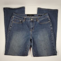 Calvin Klein Jeans Womens 12 Blue Flare Stretch Mid Rise Medium Wash Denim - £15.95 GBP