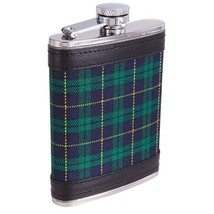 Travel Flask Tartan pattern 6 ounce (Blackwatch) - $59.99