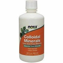 NEW Now Colloidal Minerals Liquid Essential Trace Minerals Water Soluble 32Oz - £24.91 GBP