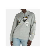 Hello Kitty Women’s Halloween Graphic Hoodie Sweatshirt Heather Grey L (... - $560.36 MXN