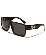 LOCS BLACK SPORT OVERSIZED CLASSIC SQUARE SUNGLASSES RETRO DESIGNER FASH... - $17.17 CAD