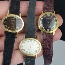 vintage womens watch lot x3 Orvin 17j 17 jewel manual hand wind PARTS RE... - $64.99
