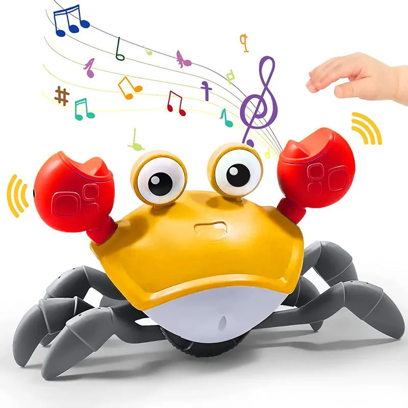 Crawling Crab Baby Electronic Pets LED Light Musical Toys for Toddler Learning - £21.27 GBP