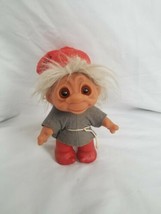 Vintage DAM Elf Troll Christmas 1980 24-4 Mohair Red hat Original Outfit... - £75.17 GBP