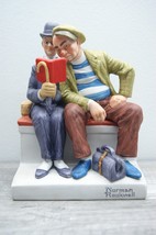 Norman Rockwell The Interloper Danbury Mint Figurine Porcelain Hand Crafted - £7.04 GBP