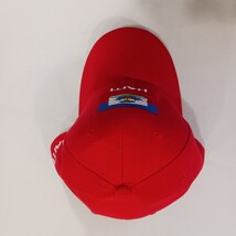 Haiti Flag Men's Back Strap Red Cotton Blend Baseball Cap Hat image 12