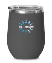Wine Tumbler Stainless Steel Insulated Funny I&#39;m Thinking Chess Game  - £23.85 GBP