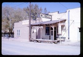 35 mm color slide * Nov 1963 TOMBSTONE AZ OK Corral BUILDING Signs - $5.45