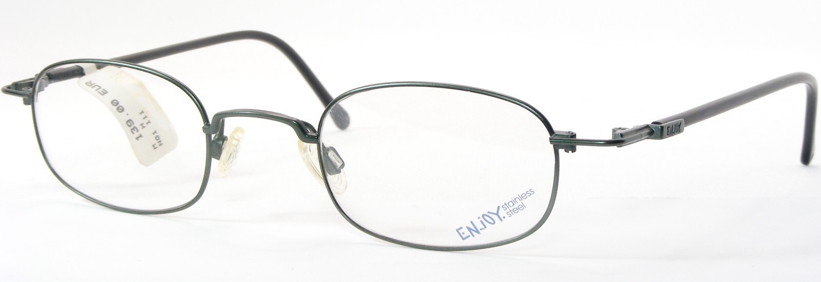 Vintage Enjoy E 5719 C Vert/Noir Lunettes Monture E5719 43-20-135mm - $76.22