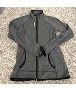 REEBOK Long Sleeve Filler Zip Active Jacket Size Small With Pockets Heat... - $23.07 CAD