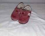 Saucony 5.5Y-Baby Jazz Hook &amp; Loop Shoes Red Size 5.5W - Easy Straps - $15.00