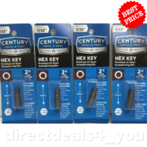 HEX KEY SCREWDRIVER BIT 7/32″ INSERT 1″ S2 STEEL Pack of 4 - £13.47 GBP