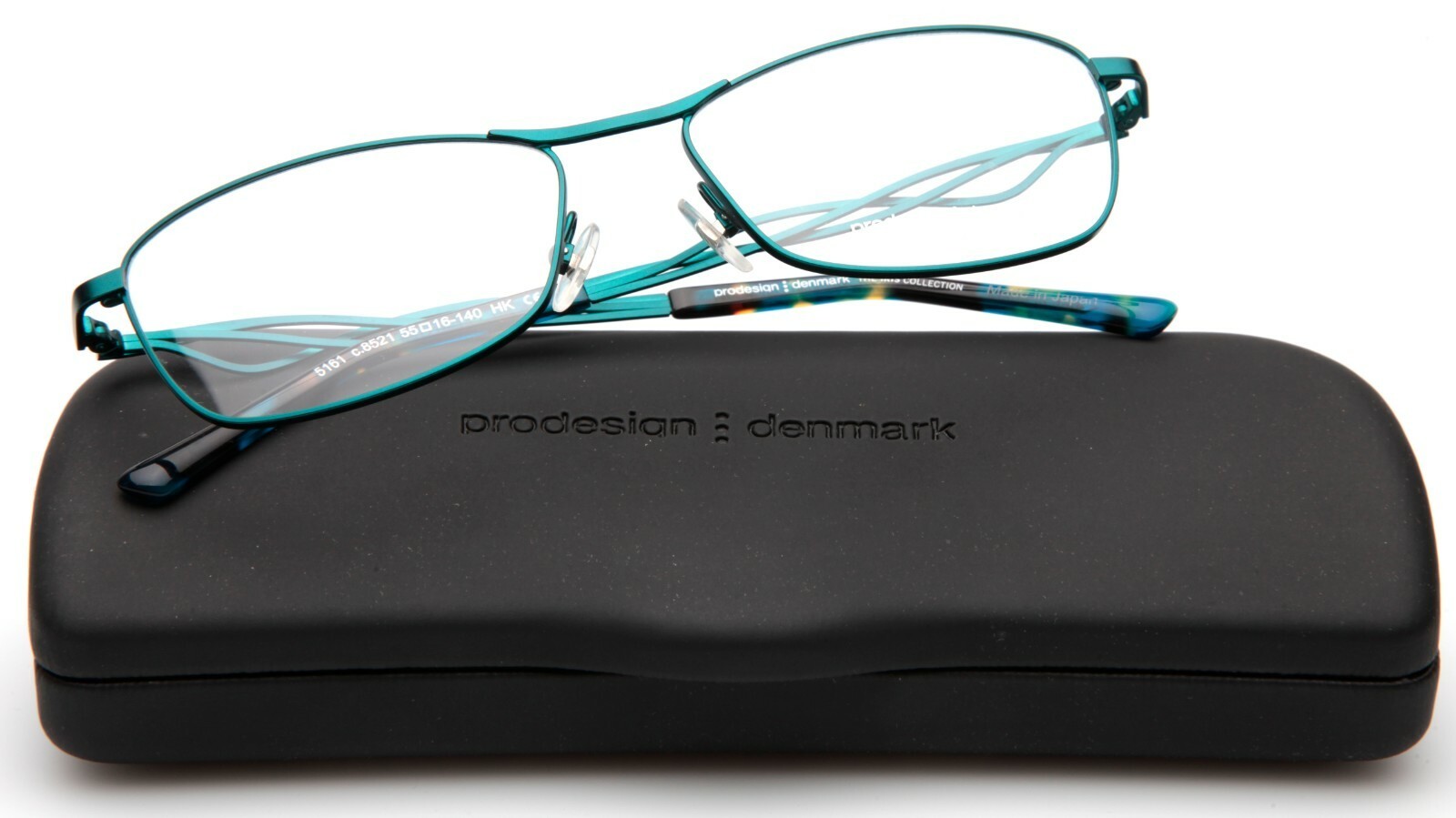 NEW PRODESIGN DENMARK 5161 c.8521 Turquoise EYEGLASSES 55-16-140 B35mm - $142.09