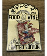 Disney 2018 Epcot Food &amp; Wine Festival It&#39;s A Grape Time To Be Goofy Pin... - $34.74 CAD