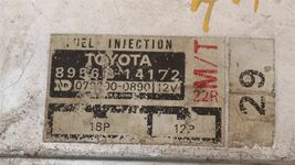 Toyota 22R MT Engine Control Unit Computer Module ECU ECM PCM 89661-14172 image 2