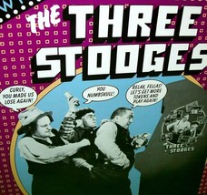 The Three Stooges Arcade FLYER Original 1984 Moe Larry Curly Game Art Print  - £49.73 GBP