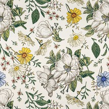 Veelike 17.7&quot;×118.1&quot; Floral Peel And Stick Wallpaper Vintage Peony Daisy Floral - £31.44 GBP
