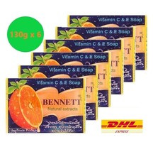 6 x BENNETT Soap Vitamin C &amp; E Natural Extracts Anti-Aging Skin Soap 130 g - $45.48