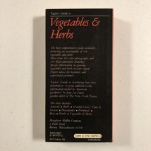 1987 Taylor’s Guide to VEGETABLES &amp; HERBS  Paperback - £10.47 GBP