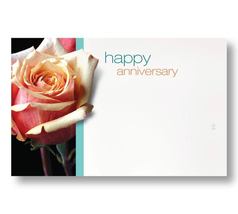 50 Blank Anniversary Rose Enclosure Cards and Envelopes Gifts Flowers Me... - £15.76 GBP