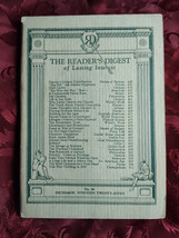 Readers Digest December 1927 Edward Bok Herbert Hoover Charles Beard B C Forbes - £22.59 GBP