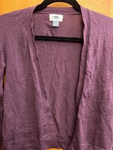  Old Navy Cardigan Thin Sweater Plum Purple Size XS - £4.40 GBP
