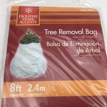 Disposable Tree Removal Bag White Holiday Christmas Outdoor Clean Leaves Storage - £10.38 GBP