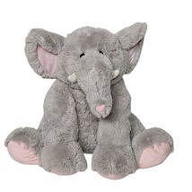 Hug Fun Large Jumbo Gray Elephant Jungle Plush Stuffed Animal 22" - £44.73 GBP