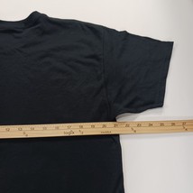 DOM RN#90681 Skull/Flowers Men's Black Cotton Graphic T-Shirt Short Sleeve Large image 4