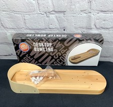  Mini Bowling, Wooden Desktop Tabletop Bowling Indoor Bowling Toy Dave &amp;... - $15.00
