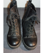 MIA BLACK BOOTS MH1070MM LOGAN WORK CASUAL MILITARY SIZE 9.5M - €20,33 EUR