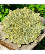 Vtg 1990 Enea INAH MMA Inca Mayan Sun Calendar Goldtone Brooch Pin Pendant - $62.61 CAD