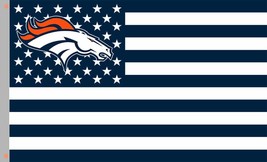 Denver Broncos Pride Flag 3x5ft Banner Polyester American Football broncos049 - £12.78 GBP