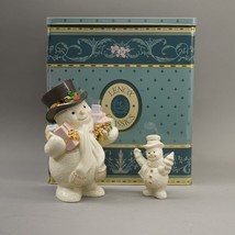 Lenox Christmas Snowman Special Delivery &amp; Bonus Snowman Figure  Origina... - $78.99
