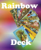 Rainbow Deck - Bridge Size Cards - Fool Your Audience With This Multi-Back Deck - £3.94 GBP