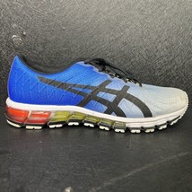 Asics Mens Gel Quantum 180 1021A104 Red Blue Running Shoes Sneakers Size 10.5 - £31.59 GBP