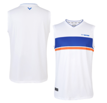 Victor 25S/S Sleeveless Top Men&#39;s Badminton Tank Sports Tee AsiaFit VT25... - $65.36