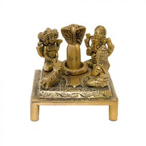 Shiv Panchayat / Shiv Parivar / Lord Shiva Family made of Pure Brass - £17.85 GBP