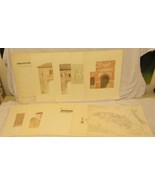 Dibujos de la Alhambra June 1986 T G Hostench Barcelona Architectural Dr... - $118.80