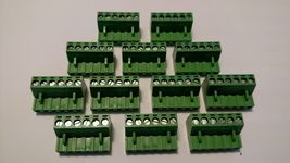 12 PCS 6 pin - 5.08mm / Quick Speaker Connector - Terminal Block - Phoen... - $33.65