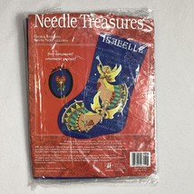 Needle Treasures Gloria Stocking Counted Cross Stitch Kit Angel #08559  - £54.56 GBP