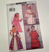 Butterick 3236 Princess Colonial Senorita Sizes 2-5 Halloween Costume Vtg Uncut - £9.24 GBP