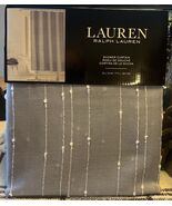 NEW! Ralph Lauren Shower Curtain 70&quot;x72&quot; Gray Fabric, Tailored Hem - $922.97 MXN